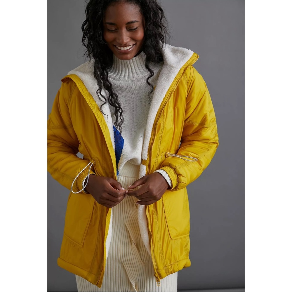 Anthropologie Allyson Sherpa-Lined Jacket NWT Sz M - Picture 3 of 13